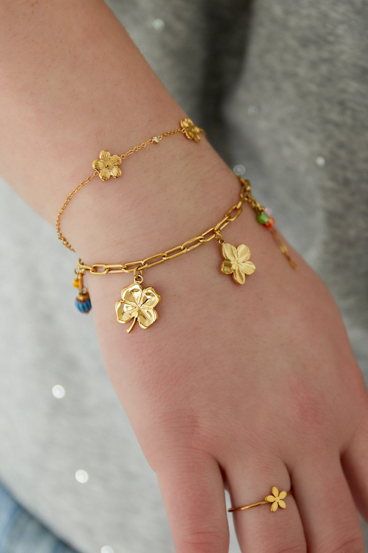 floral bracelet