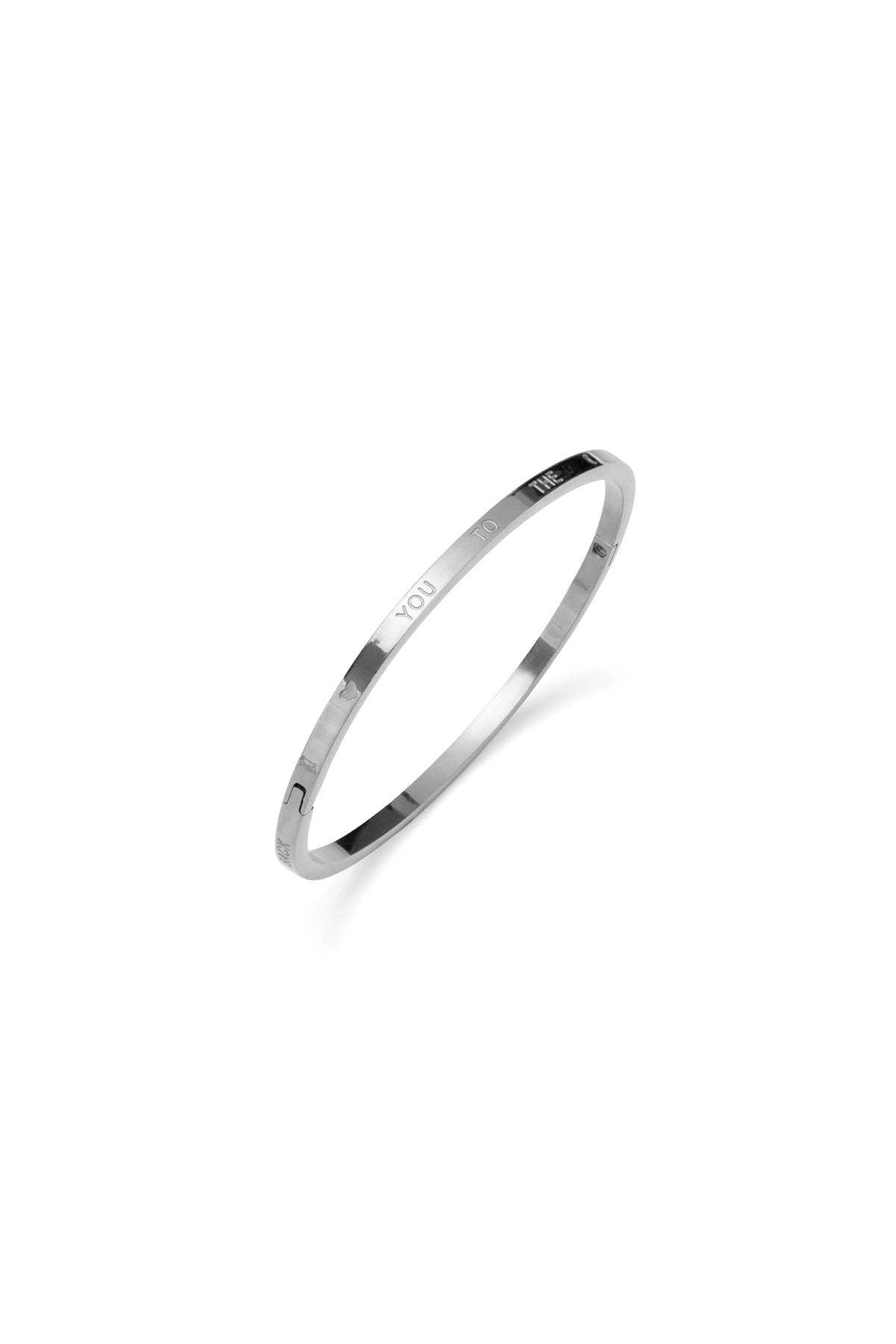slave bracelet love you to the moon and back small