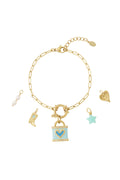 Blue love DIY bracelet