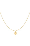 double clover necklace