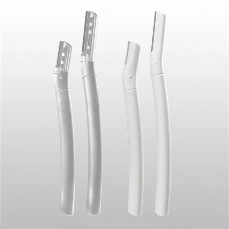 2pcs Trimming Knife Eyebrow Razor Eyebrow Trimmer Safe Anti-scratch Eyebrow Shaving Tool Facial Razor Beginner Beauty Tool Set