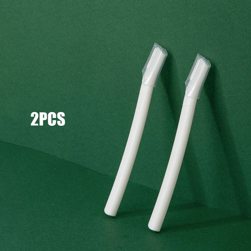 2pcs Trimming Knife Eyebrow Razor Eyebrow Trimmer Safe Anti-scratch Eyebrow Shaving Tool Facial Razor Beginner Beauty Tool Set