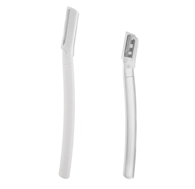 2pcs Trimming Knife Eyebrow Razor Eyebrow Trimmer Safe Anti-scratch Eyebrow Shaving Tool Facial Razor Beginner Beauty Tool Set