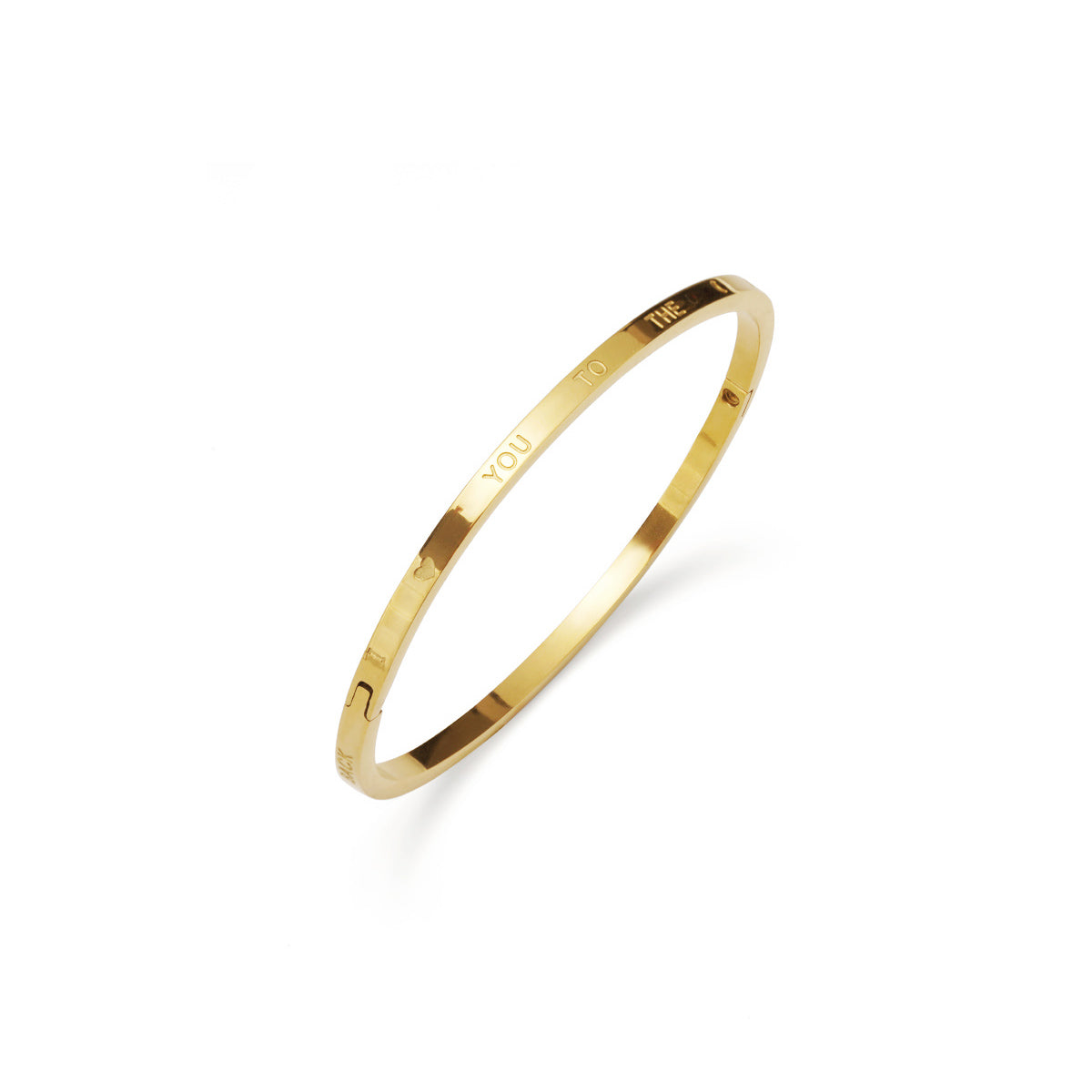 slave bracelet love you to the moon and back small